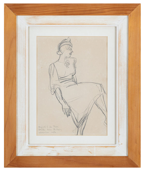 Ernesto de Fiori Modelo, S.D. Grafite sobre papel 30 x 21 cm