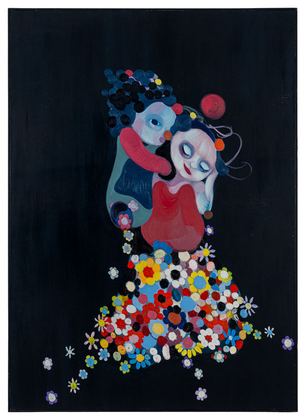 Gerben Mulder Belly Dance, 2006 Óleo sobre tela 150 x 100 cm