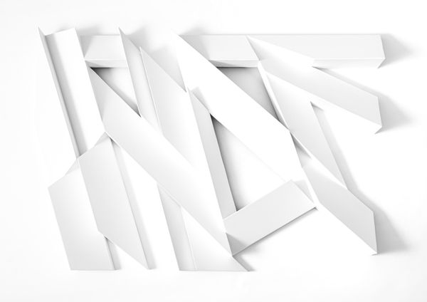 Emanoel Araújo Construção, 2016 Escultura em madeira pintada 110 x 160 cm