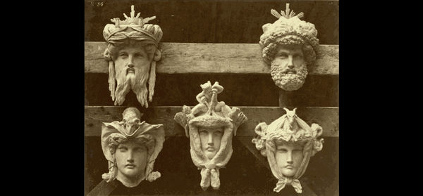 Louis-Émile Durandelle - Le Nouvel Opéra de Paris #40 (architectural fragment by Charles Garnier), 1875-1881