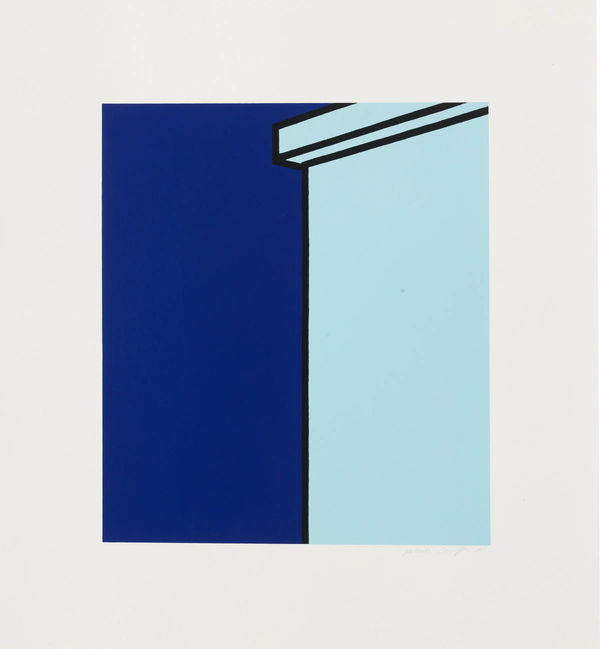 Patrick Caulfield Jules Laforgue - Making Circles on Park Lagoons (Edition C) , 1973 Screenprint 61 x 56 cms (24 x 22 ins) Edition C Edition of 100 with 20 proofs