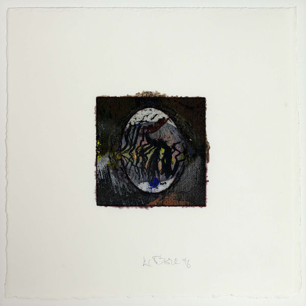 Larry Bell Fraction #3106, 1998 Mixed media on watercolour paper 25.4 x 25.4 cms (10 x 10 ins)