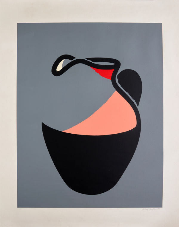 Patrick Caulfield Pink Jug, 1981/82 Screenprint 98 x 80.5 cms (38 3/5 x 31 7/10 ins) Edition of 80