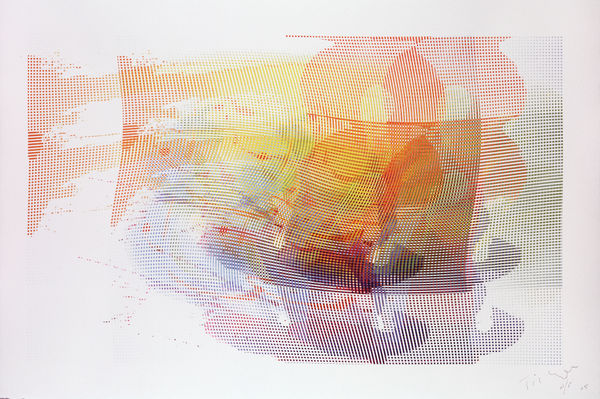 William Tillyer The Arcadian Quest Quartet : Movement 3, 2005 Signed and dated in pencil lower right (recto) Digital print on hand made paper Paper size: 102 x 154 cms (40 1/8 x 60 5/8 ins) EDITION 35 PROOFS 2 AP PRINTER Mat Sant Studio PUBLISHED BY Bernard Jacobson Ltd., London