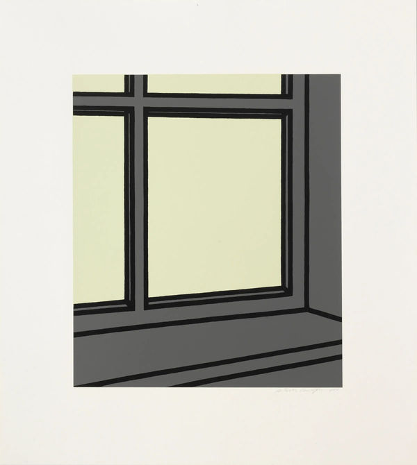 Patrick Caulfield Jules Laforgue - Along a twighlighted sky (Edition C) , 1973 Screenprint 61 x 56 cms (24 x 22 ins) Edition of 100