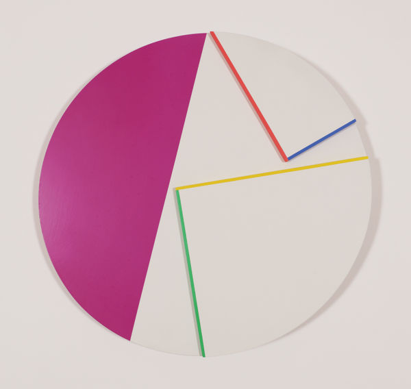 Marc Vaux OVS 1, 2018 Acrylic on MDF 59 x 58.5 x 4 cms (23 1/4 x 23 x 1 5/8 ins)