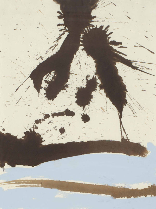Robert Motherwell Automatism No. 11, 1965 Ink and oil on paper 67.3 x 61.6 cms (26 1/2 x 24 1/4 ins)