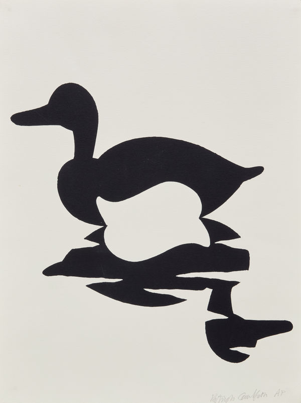 Patrick Caulfield Duck, from Nine London Birds , 1994 Screenprint on Cream Wove 40.5 x 30.2 cms (15.9 x 11.9 ins)