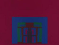 Robyn Denny The Paramount Suite (burgundy), 1969 Screenprint 66 x 86 cms (26 x 34 ins)