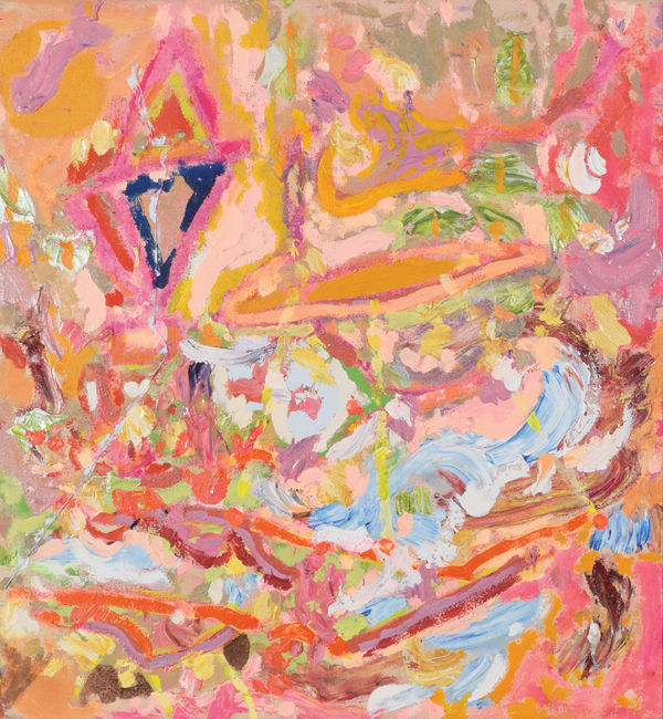 Larry Poons 01AS-2, 2001 Acrylic on canvas 66.3 x 59 cms (26 1/8 x 24 1/4 ins)