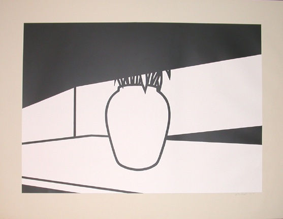 Patrick Caulfield Tulips, 1973 screenprint 72.8 x 95 cms (28 7/10 x 37 1/2 ins) Edition of 72