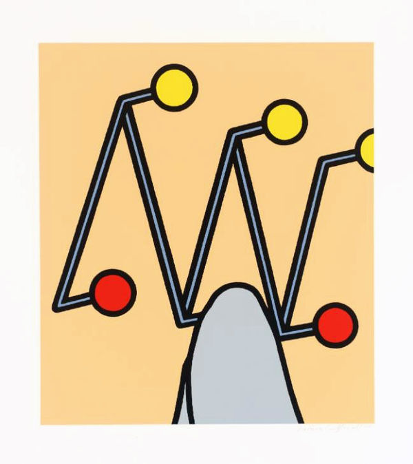 Patrick Caulfield Thus she would come, escaped, half-dead to my door (Edition C), 1973 Screenprint 61 x 56 cms (24 x 22 ins) Edition of 100