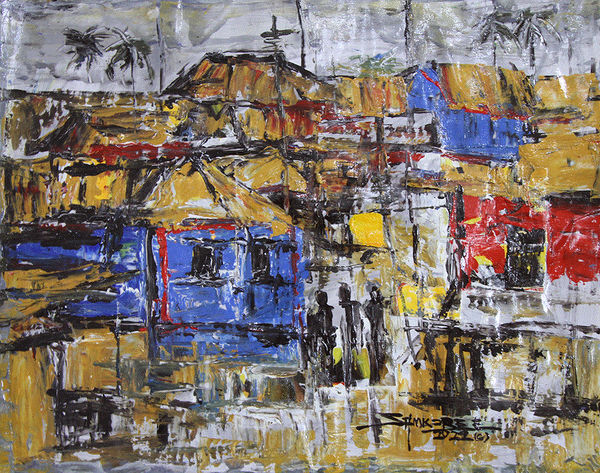 SAM KOBEE, Ghetto three, 2022