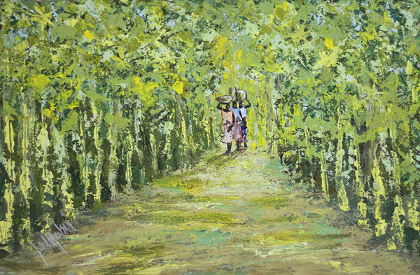 JOHN MENSAH | Berj Art Gallery | Ghanaian Artist