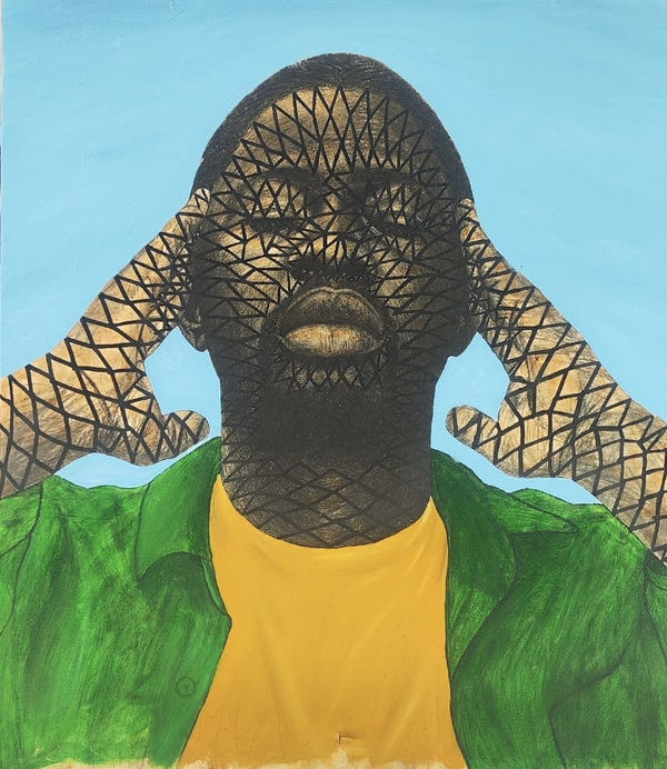 TOSIN KALEJAYE SELF ACCLAIMED II2023Acrylic on Canvas27 x 28 inches