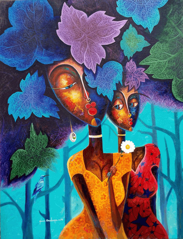 GLORIA MMADUAKO LIKE MOTHER, LIKE DAUGHTER2023Mixed Media30 x 40 inches