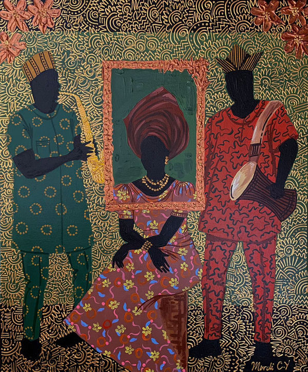 CHIDINMA YEMISI MORDI She Has Arrived202319.69 x 23.62 inches Acrylic on Canvas