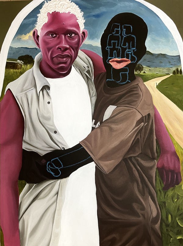 Companion 2023 30" x 40" Oil and Acrylic on Canvas