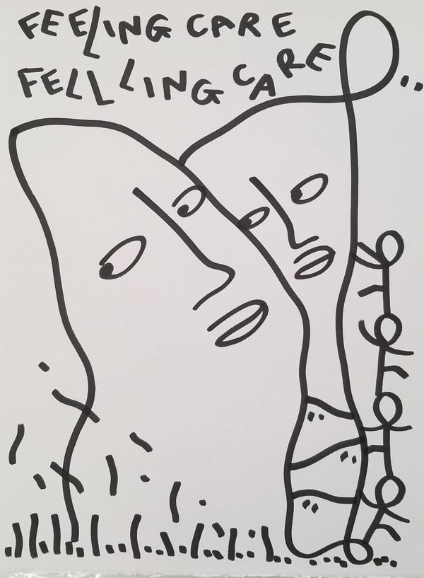 Shantell Martin, FEELING CARE/ FELLING CARE, 2019