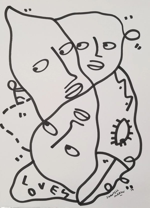 Shantell Martin, LOVES, 2019