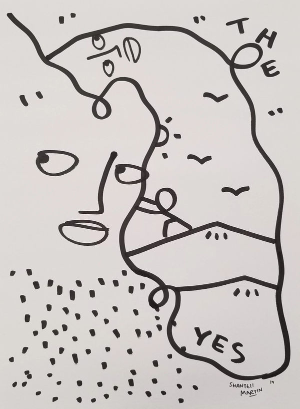 Shantell Martin, THE YES, 2019
