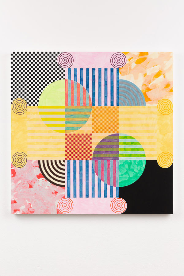 Emily Joyce, Criss-Crossed Columns, 2018