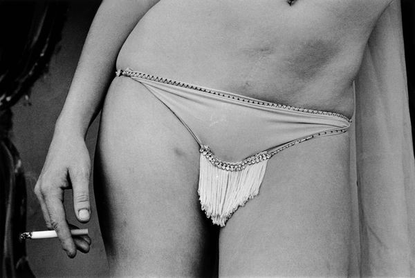 Susan Meiselas, Shortie in the Bally, Barton, Vermot, 1974, 16 x 20 in., 40.64 x 50.8 cm