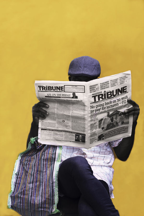 ADETUTU ADEDIRAN TODAY'S NEWS ARCHIVAL PRINT 24 X 36 INCHES 2022