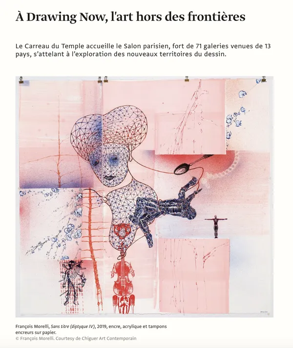 The Art Newspaper - 'À Drawing Now, l'art en dehors des frontières'