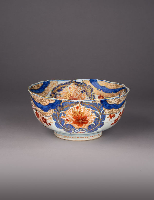 A Documentary Bow Large Presentation or Christening Bowl, Dated 1752