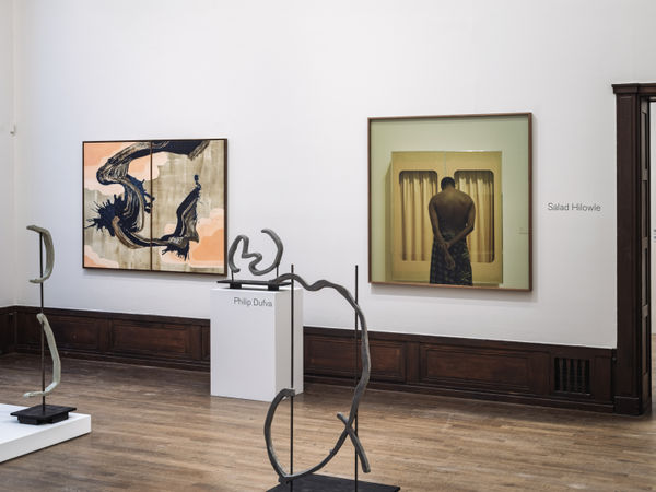 Installation view, Market Art Fair, 2025, Cecilia Hillström Gallery. Photo: Jean-Baptiste Béranger.