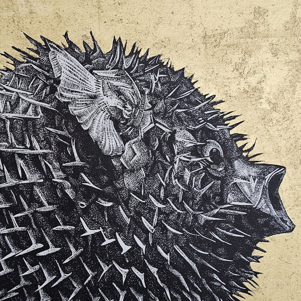 Gold Leafing Blowfish