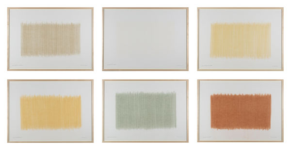 Herman De Vries From Earth Gavdos 2018 Earth Rubbings On Paper Each 50 X 70 Cm