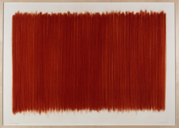 Vrs58 Herman De Vries From Earth Solignac 1992 Earth Rubbings On Paper 73 X 102 Cm