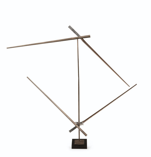 George Rickey Divided Square Oblique Bronze Ii 1