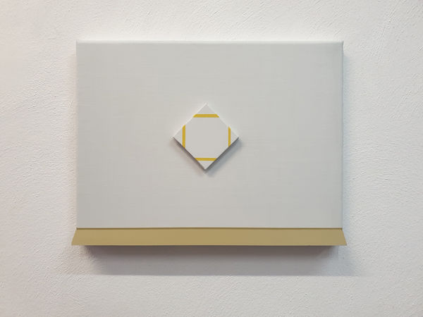 Molcons047Molenaar 2019 J Molenaar Mondriaan Andriesse Molenaar 30 X 40 Cm Acryl En Hout Op Linnen