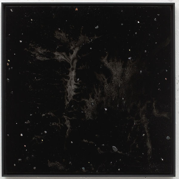 Nocturne 6 2016 Lacquer And Oil On Canvas 60 X 60 Cm Kopie