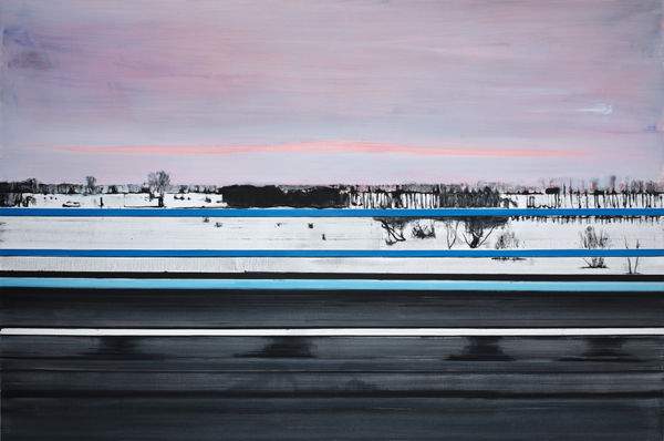 Koen Vermeule, Up North, 2020, Oil and acrylic on canvas, 170 x 240 cm