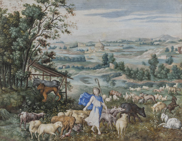 Ecole Française circa 1630, Le bon Berger