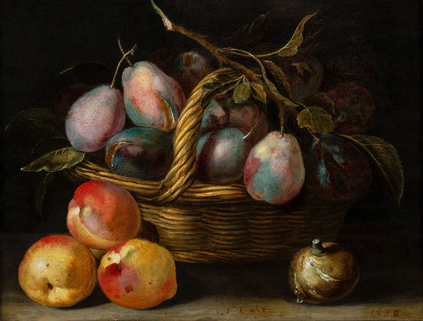 Jacques LINARD. 1597 Troyes - Paris 1645 Still life with fruit