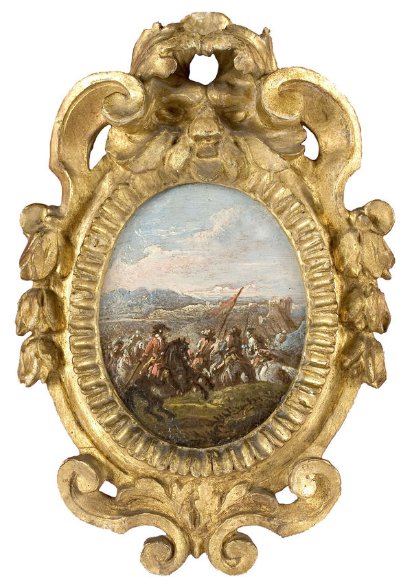 Francesco GRAZIANI Choc de cavalerie d'une paire