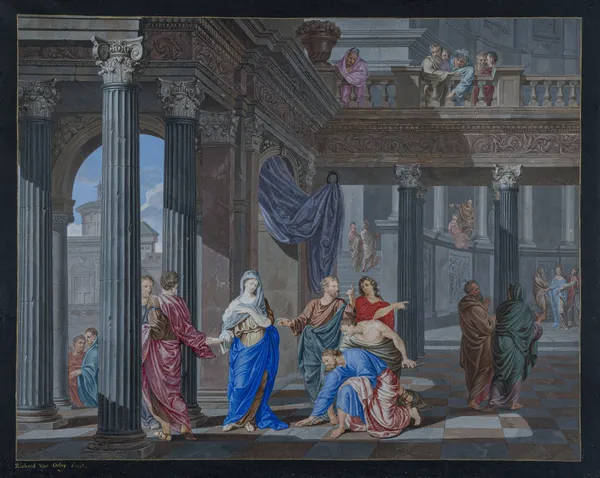 Richard van ORLEY, Jésus et la femme adultère