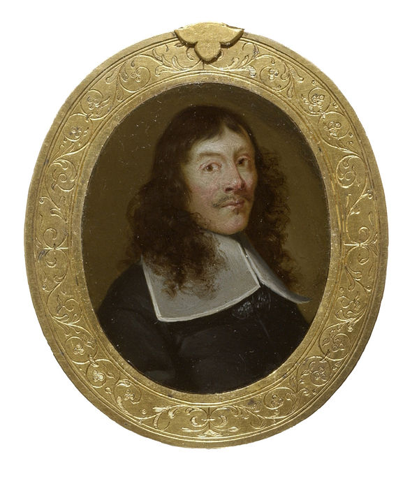 Ecole Française du XVIIème Portrait présumé de René Descartes
