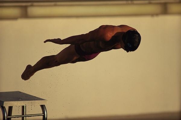Walter Iooss, Swimmer, Boca Raton, FL, 1990