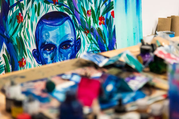 Exhibition view Omar Mahfoudi's project Dans la maison at AFIKARIS Gallery. Shot by Studio Vanssay