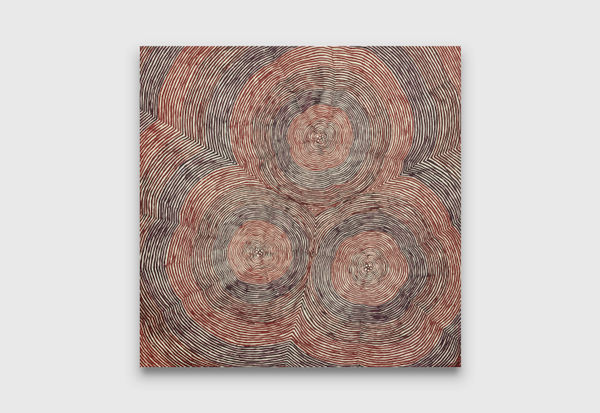 Puuni Brown Nungarrayi Kapi Tjukurrpa 4, 2023 acrylic on canvas 91 x 91 cm 35 7/8 x 35 7/8 in