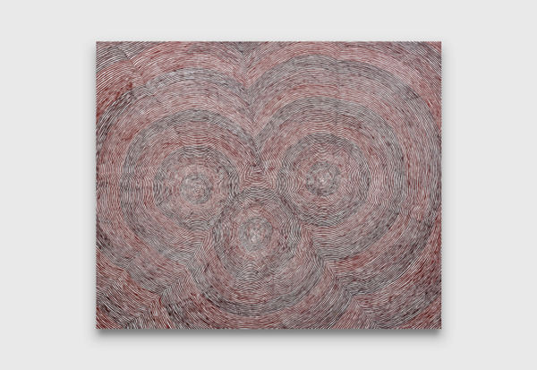 Puuni Brown Nungarrayi Kapi Tjukurrpa 5, 2022 acrylic on canvas 152 x 183 cm 59 7/8 x 72 in