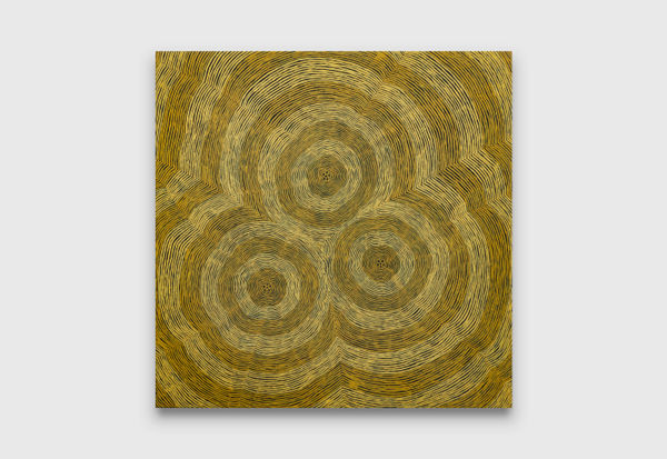 Puuni Brown Nungarrayi Kapi Tjukurrpa 6, 2022 acrylic on canvas 91 x 91 cm 35 7/8 x 35 7/8 in