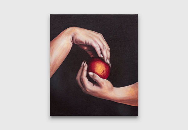 Kansas Smeaton Apple, 2022 oil on canvas 40.5 x 35.5 cm 16 x 14 in