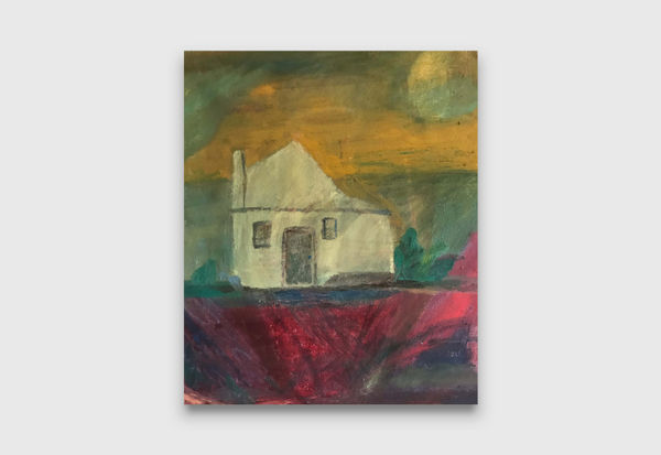 Justin Williams Beneath, 2019 acrylic on canvas 61 x 54 cm 24 x 21 1/4 in